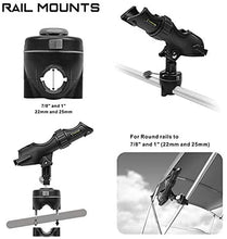 Load image into Gallery viewer, HITORHIKE Fishing Rod Holder Universal Fit Kit Allows for 360-degree Adjustment Kayak Fishing Boat Powerlock Rod Holder
